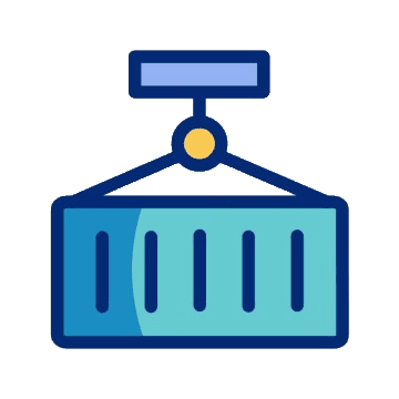 animated icons of harlink lagos port activity 